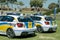 Two South African Police Cars next to each other