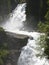 Two stages of the Krimml Waterfall, Austria