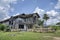 two-storey deserted malay structure cottage home.