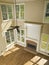 Two Story Living Room with fireplace view