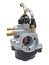 Two stroke petrol engine carburetor