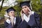 Two students feeling lost after graduation