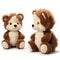 Two Stuffed Animal Plush Toys for Kids