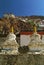 Two Stupa at Karsha Gompa