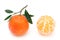 Two tangerines.