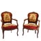 Two tapestry chairs