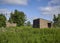 Two Technical Buildings hidden in the undergrowth on the edge of Stracathro Airfield.