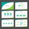 Two tone green Infographic elements icon presentation template flat design set for advertising marketing brochure flyer