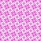 Two-tone seamless pink geometric floral pattern