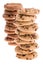 Two towers of stacked Cookies