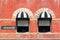 Two Windows in Deadwood, South Dakota