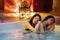 Two women enjoying Arabic baths Hammam in Granada