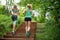 Two Women Jogging