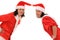 Two women santa