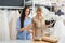 Two Women Working In Bridal Shop