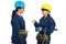 Two workers women having conversation