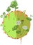 Two-year life cycle of carrot development from planting a seed to flowering plant.