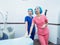 Two young asian women doctors in laser cabounet of hospital