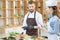 Two Young Chefs in Restaurant Kitchen