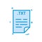 TXT application download file files format icon vector design