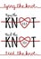 Tying the knot, vector set