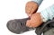 Tying sport shoe laces