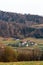 Tylmanowa village in Beskid Sadecki in Poland view from hill