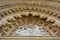 Tympanum above the entrance of Zagreb Cathedral of Assumption of the Blessed Virgin Mary