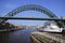 Tyne Bridge & Pink Bus