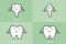 Type of tooth  incisor, canine, premolar, molar