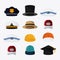 Types of hats cloth accesory