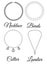 Types of necklaces outline