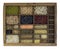 Typesetter case with assorted beans, grains, seeds