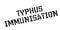 Typhus Immunisation rubber stamp