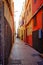 Typical alley in a moroccan town