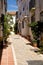 Typical Andalucia Spain old village whitewashed houses town narrow street