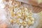 Typical apulian pasta orecchiette italian food