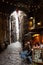 Typical arched street and architectural view in Naples, Italy