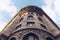 Typical architecture colorful dome decoration facade in istanbul turkey