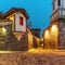 Typical architecture in the medieval Old Town of Plovdiv -the oldest living city in Europe and european capital of culture, Bulgar