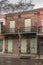 Typical balconied building in the French Quarter of New Orleans