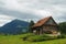 Typical barn in Switzerland