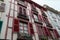 Typical Basque house in Bayonne french basque Country south France