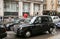 A typical black cab in London