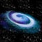 Typical blue spiral galaxy in the universe