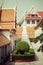 Typical buddhist monastery roof, Thailand