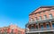 Typical buildings of New Orleans along Jackson Square, Louisiana