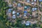 A typical burmese village in Bagan Pagan seen from above , Mandalay, Myanmar