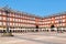 Typical cafes and restaurants at Plaza Mayor in Madrid