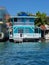 Typical Caribbean house over the water with dock